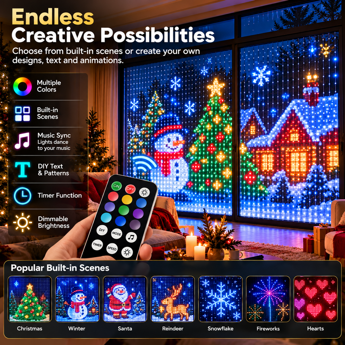 Smart Christmas Projection Lights